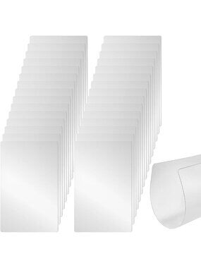 30 Pack Flexible Cutting Board Mats 17x11 In, BPA-Free Kitchen Sheets